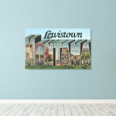 Lewiston, Montana Canvas Afdruk (Insitu (Houten vloer))