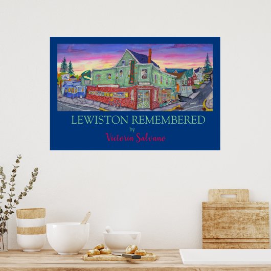 Lewiston Rememberd Poster (Keuken)
