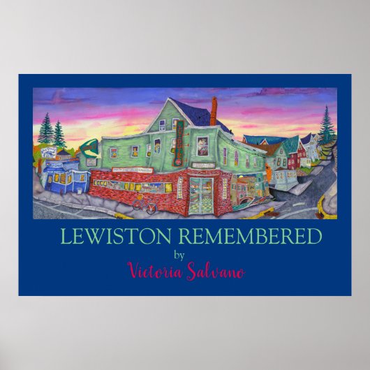 Lewiston Rememberd Poster (Voorkant)