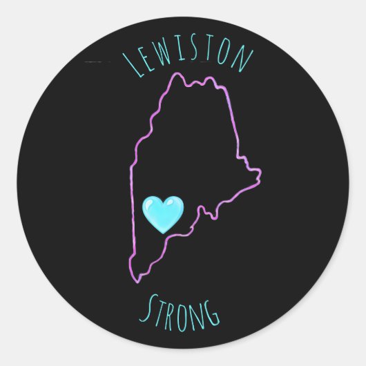 Lewiston Strong Sticker (Voorkant)