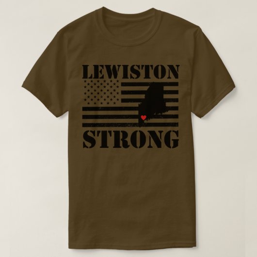 Lewiston Strong TShirt (Design voorkant)