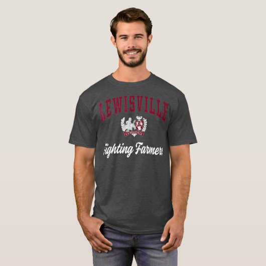 Lewisville High School Fighting Farmers T-shirt (Voorkant volledig)
