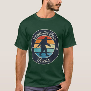 Lewisville Lake Teas Sasquatch Souvenir T-shirt