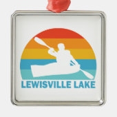 Lewisville Lake Texas Kayak Metalen Ornament (Voorkant)