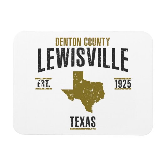 Lewisville Magneet (Horizontaal)