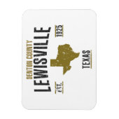 Lewisville Magneet (Verticaal)