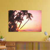 Lewolin Village, Illi Api-eiland, Selat Boleng Canvas Afdruk (Insitu (Woonkamer))
