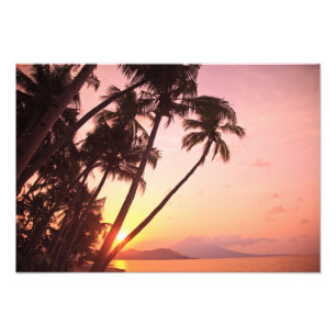 Lewolin Village, Illi Api Island, Selat Boleng Foto Afdruk