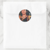 Lex de stam ronde sticker (Tas)