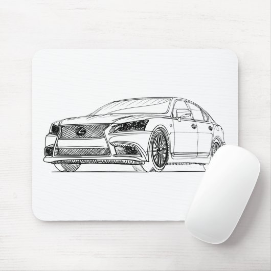 Lex LS460 Fsport 2013 Muismat (Met muis)