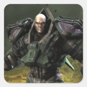 Lex Luthor Vierkante Sticker (Voorkant)