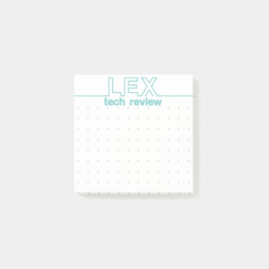 Lex Review - Aangepast ontwerp Post-it® Notes (Voorkant)