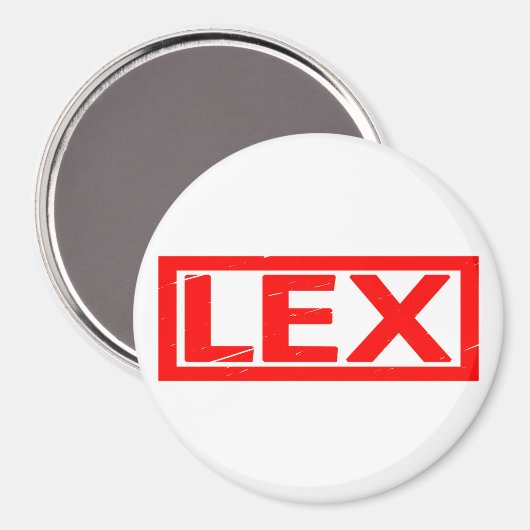 Lex stempel magneet (Voorkant / Achterkant)