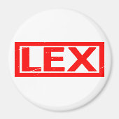 Lex stempel magneet (Voorkant)