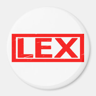 Lex stempel magneet