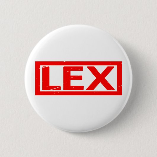 Lex stempel ronde button 5,7 cm (Voorkant)