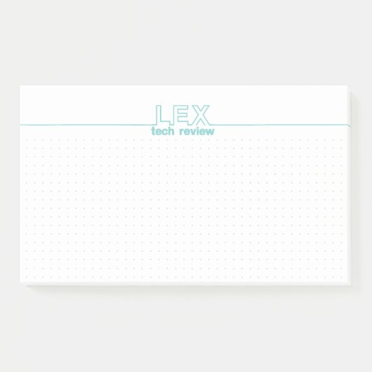 LEX TECH REVIEW Aangepaste advertentie Deze notiti Post-it® Notes (Voorkant)