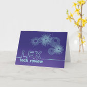 Lex Tech Review Custom Design Holiday Kaart (Gele Bloem)