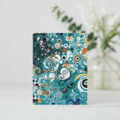 LEXA - ABSTRACT BRIEFKAART (Staand voorkant)