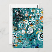 LEXA - ABSTRACT BRIEFKAART (Voorkant / Achterkant)