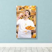 Lexar op Oud en Nieuw Canvas Afdruk (Insitu (Houten vloer))