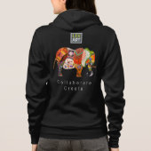LexArt Collaborate Jacket met Jouw naam Hoodie (Achterkant)