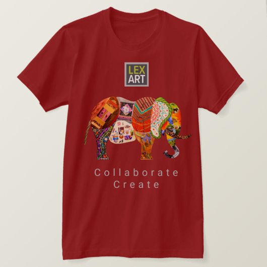 LexArt Collaborate Shirt - helder (Design voorkant)