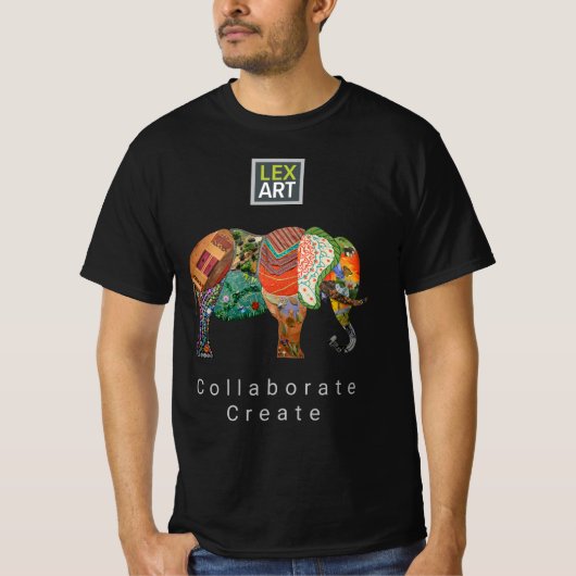 LexArt Collaborate Shirt v2 - Dark Color (Voorkant)