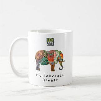 LexArt SamenwerkingsT-shirt v2 - Lichte Kleur Koffiemok