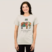 LexArt SamenwerkingsT-shirt v2 - Lichte Kleur Tri-Blend Shirt (Voorkant volledig)
