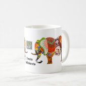 LexArt werkt Mok samen - wit (Voorkant rechts)