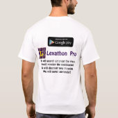 Lexathon Pro T-shirt (Achterkant)