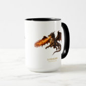 LEXERKIN de Dragon Coffee Mug Mok (Voorkant rechts)