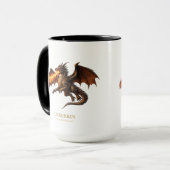 LEXERKIN de Dragon Coffee Mug Mok (Voorkant links)