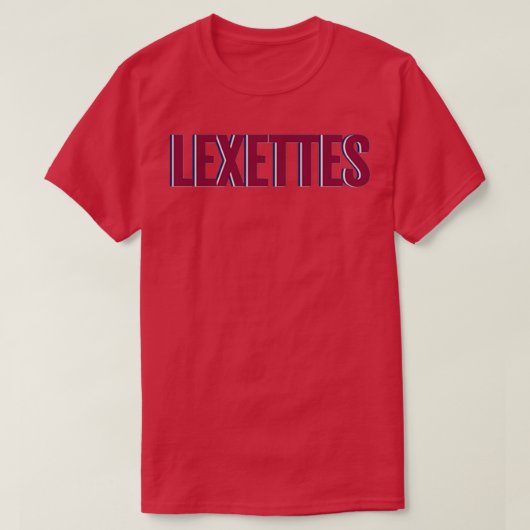 Lexettes T-shirt (Design voorkant)