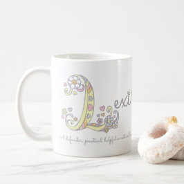 Lexi letter L: monogram mok