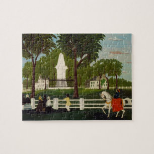Lexington Battle Monument, c.1830 Legpuzzel