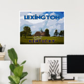 Lexington, bezoek Kentucky... Poster (Thuiskantoor)