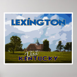 Lexington, bezoek Kentucky... Poster