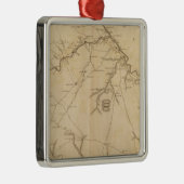 Lexington District, South Carolina Metalen Ornament (Rechts)