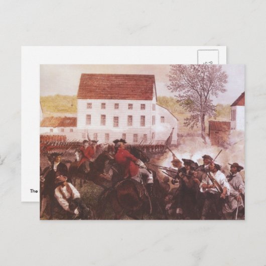 Lexington en Concord Briefkaart (Voorkant / Achterkant)