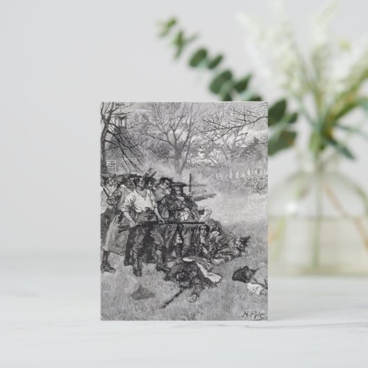 Lexington Green Briefkaart (Staand voorkant)