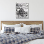 Lexington Green Canvas Afdruk (Insitu (Slaapkamer))