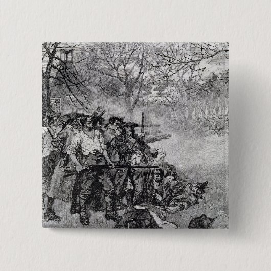 Lexington Green Vierkante Button 5,1 Cm (Voorkant)