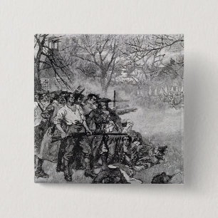 Lexington Green Vierkante Button 5,1 Cm