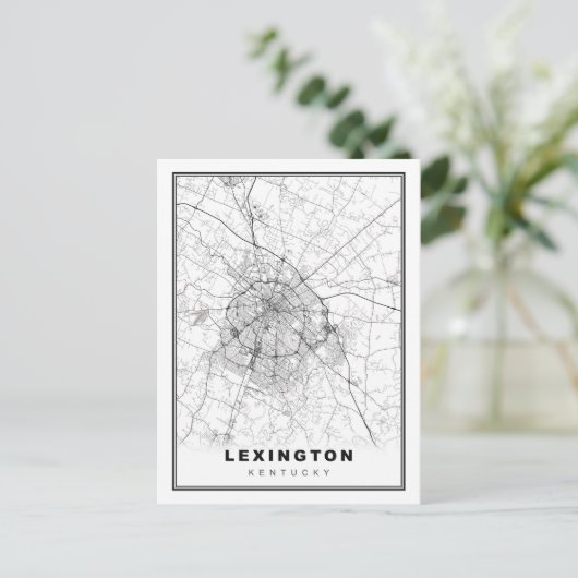 Lexington-kaart Briefkaart (Staand voorkant)