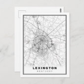 Lexington-kaart Briefkaart (Voorkant / Achterkant)