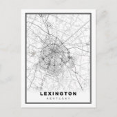 Lexington-kaart Briefkaart (Voorkant)