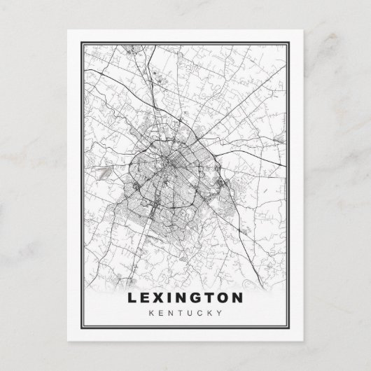 Lexington-kaart Briefkaart (Voorkant)