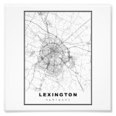 Lexington-kaart Foto Afdruk (Voorkant)